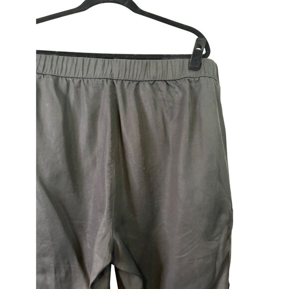 Banana Republic Women's Black Lyocell Jogger Pants Elastic Waist Pull On Size XL - Picture 9 of 11